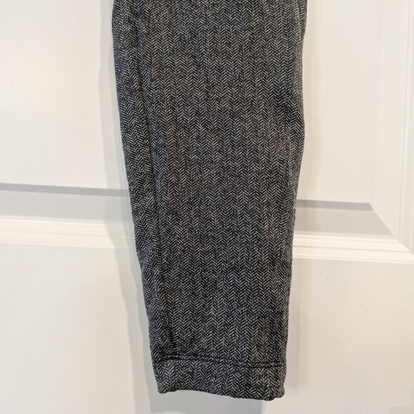 Athleta Delancey Herringbone Tight Leggings Women's Medium Gray Black A Chevrons - Picture 10 of 16